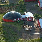 Anaerobic digestion plant on a farm